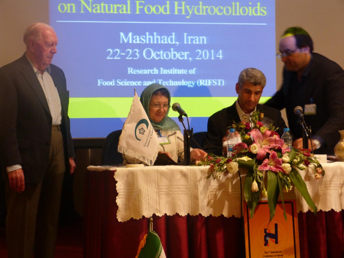 1-я Международная конференция по натуральным пищевым гидроколлоидам в Иране Фото 1