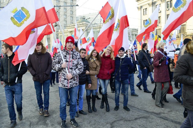 Участие студентов в митинге 