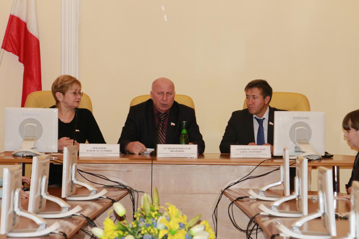 Встреча студентов СГАУ с заместителем председателя правительства Александром Соловьёвым Фото 1