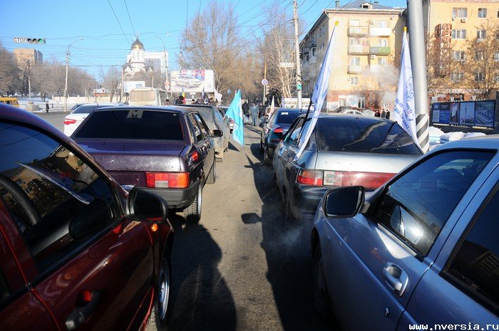 "Донорский" автопробег СДР ко Дню защитника Отечества Фото 3