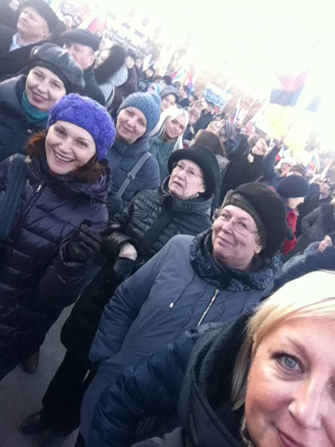Митинг, посвященный годовщине присоединения Крыма Фото 2