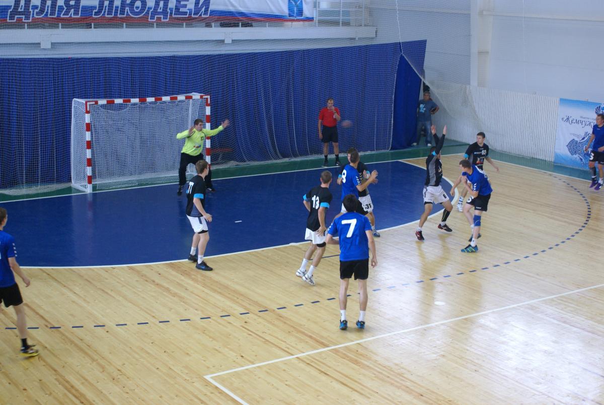 В Саратове спорткомплексе «Юбилейный» состоялось открытие и первые две игры финального этапа всероссийских соревнований по гандболу среди мужских студенческих команд.  Фото 4