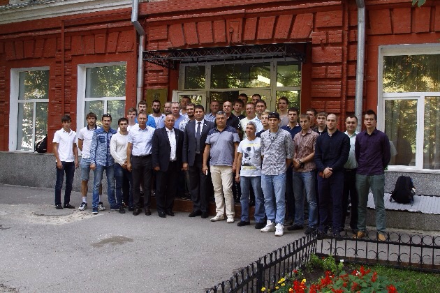 Состоялась встреча президента ГК «СГАУ-Саратов», ректора Кузнецова Н.И. с командой по гандболу «СГАУ-Саратов»