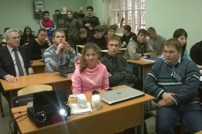 Мастер-класс кафедры СиТГС в Монтажном колледже