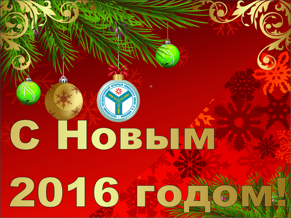 С новым годом!