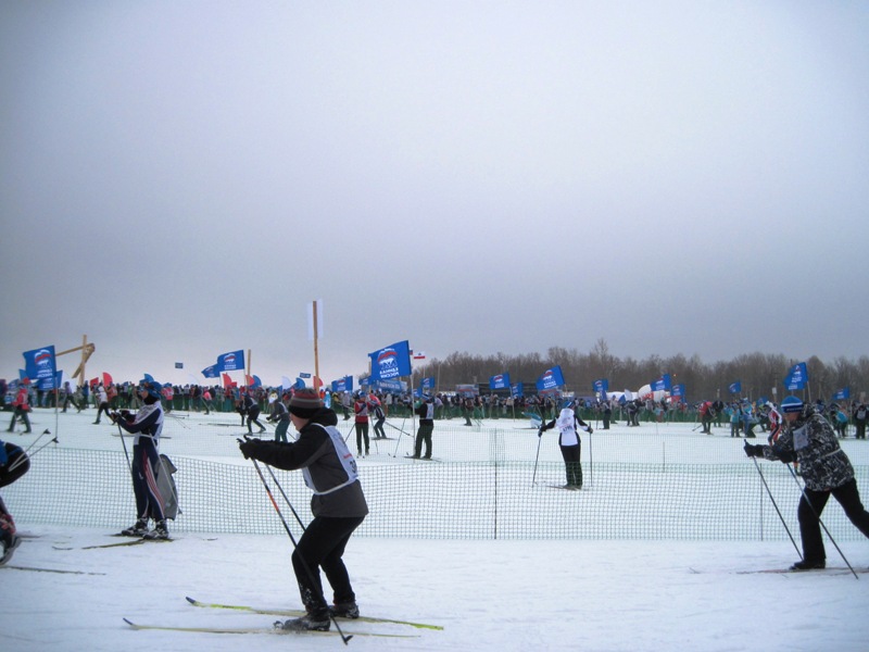 Участие преподавателей в Всероссийской массовой лыжной гонке «Лыжня России-2016» Фото 1
