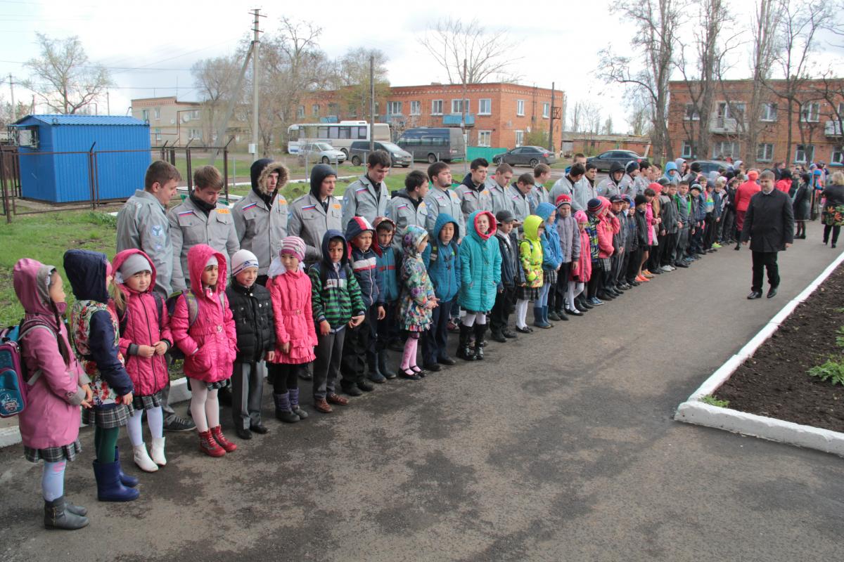 УНПО "Поволжье" Саратовского ГАУ заложили парк в п. Степное Энгельсского района. Фото 1