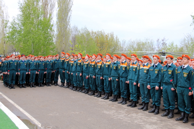 В преддверии Дня пожарной охраны России, студенты СГАУ им. Н.И. Вавилова  дали торжественную клятву верности профессии. Фото 1