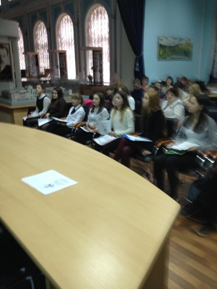 24 марта учащиеся 1 курса ГБПОУ СО «Саратовский лицей электроники и машиностроения», по приглашению доцентов кафедры Мизюровой Э.Ю. и Завьяловой М.С., посетили музей Истории СГАУ Фото 5 24 марта учащиеся 1 курса ГБПОУ СО «Саратовский лицей электроники и машиностроения», по приглашению доцентов кафедры Мизюровой Э.Ю. и Завьяловой М.С., посетили музей Истории СГАУ Фото 5