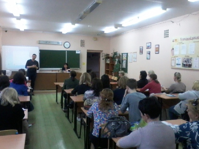 Профориентационная встреча преподавателей кафедры ИИПиВ в МБОУ