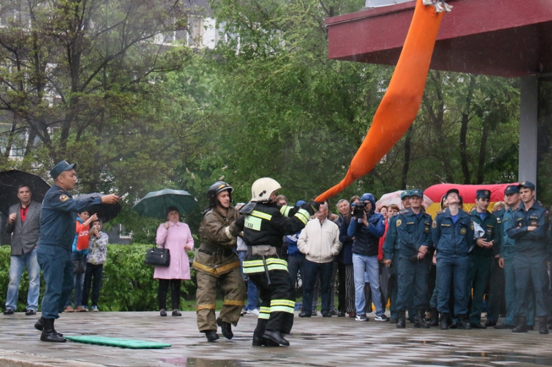 Показные пожарно-тактические учения Фото 4