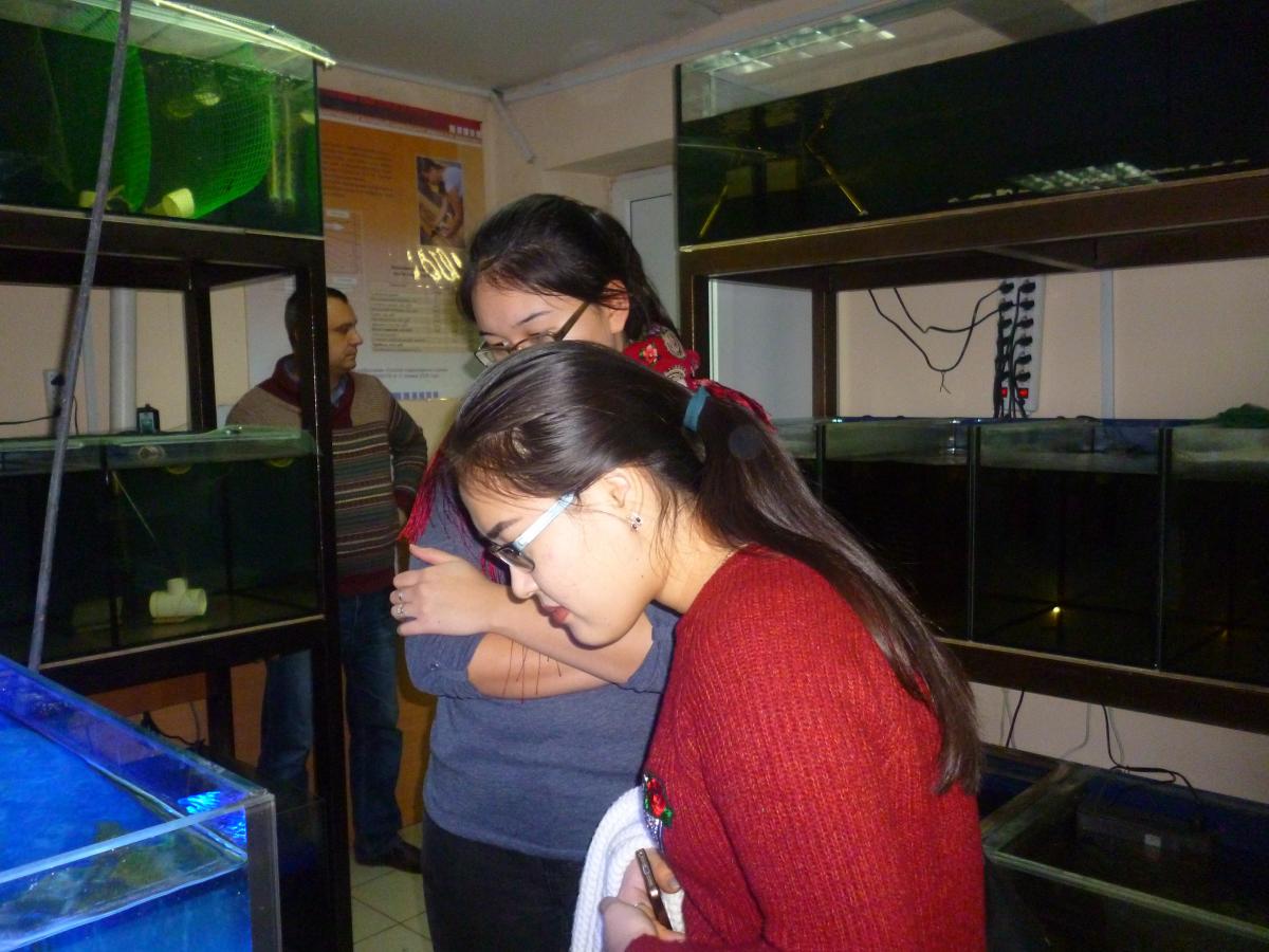 Экскурсия в лабораторию технологию кормления и выращивания рыбы Фото 5