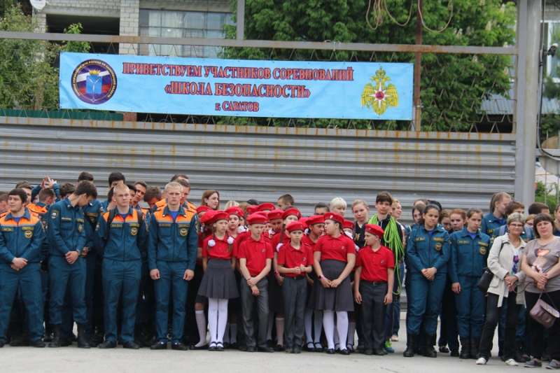 Участники XV региональных соревнований «Школа безопасности» на инновационных площадках СГАУ Фото 2