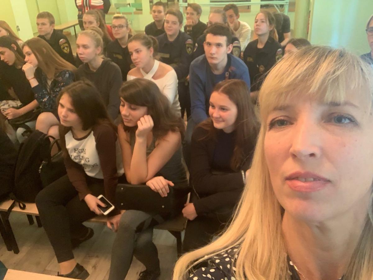 Профориентационное мероприятие в МОУ СОШ №20 г. Энгельса Фото 6