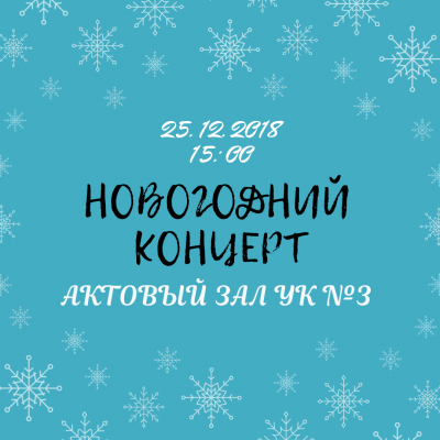 Новогодний концерт