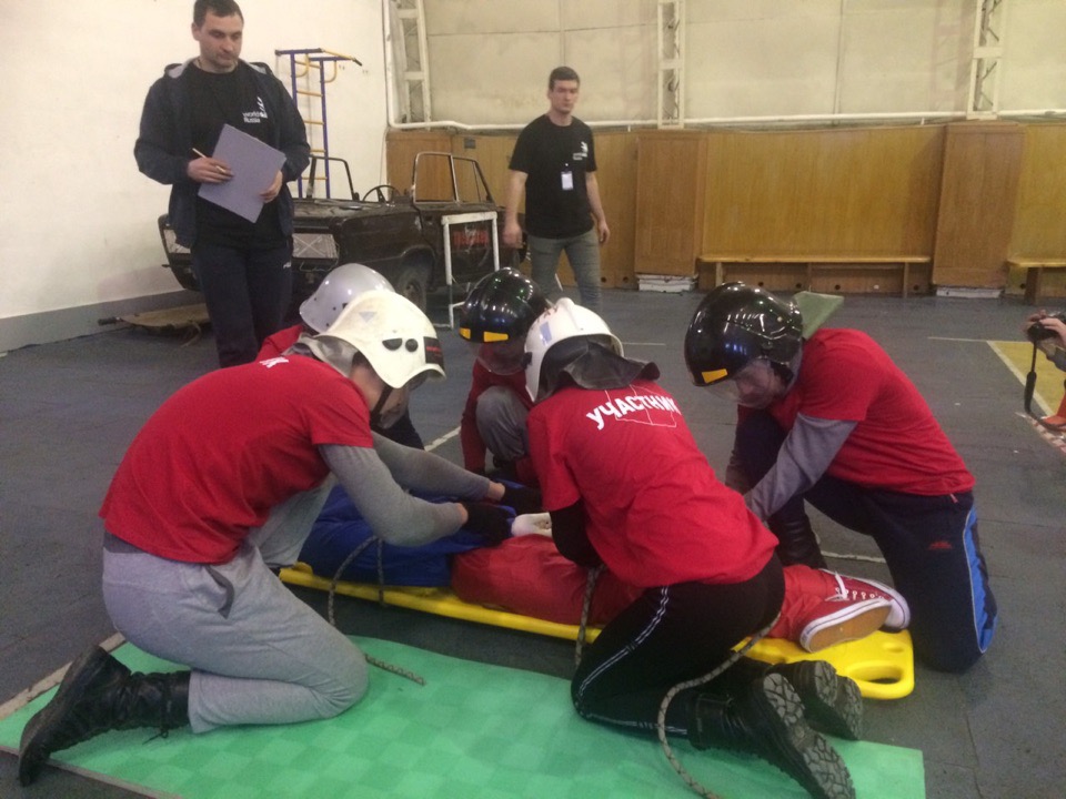 IV Региональный чемпионат «Молодые профессионалы» (WorldSkills Russia) Саратовской области по компетенции «Спасательные работы» на базе УПСЧ Саратовского ГАУ Фото 12