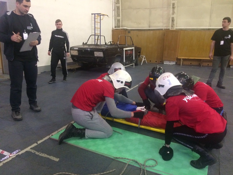 IV Региональный чемпионат «Молодые профессионалы» (WorldSkills Russia) Саратовской области по компетенции «Спасательные работы» на базе УПСЧ Саратовского ГАУ Фото 14