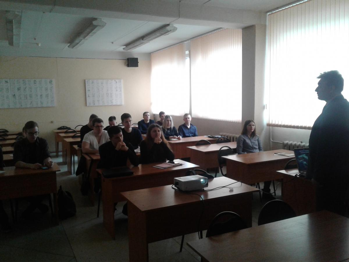 Встреча студентов группы БА-301 с доктором с.-х. наук Пимоновым К.И. Фото 3
