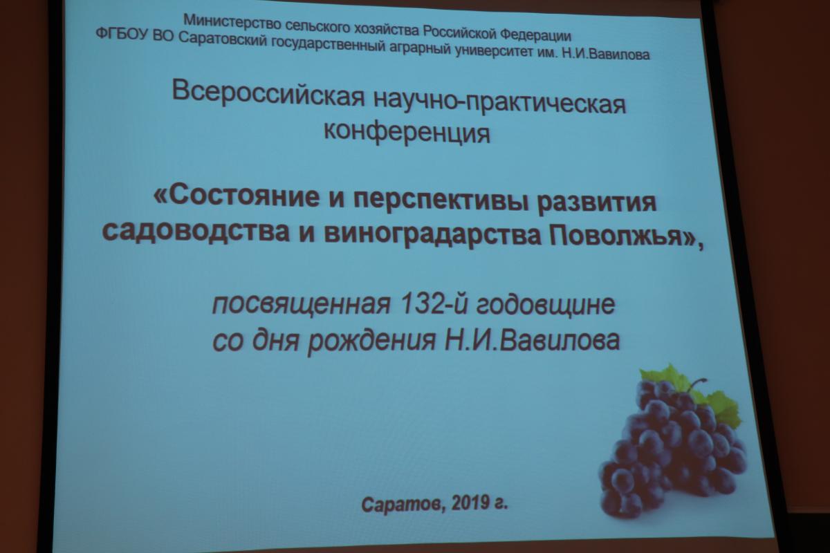 Состояние и перспективы развития садоводства и виноградарства Поволжья