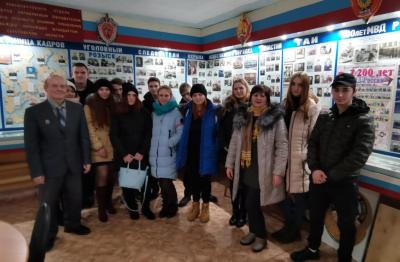 Экскурсия в ОМВД России по Краснокутскому району Саратовской области