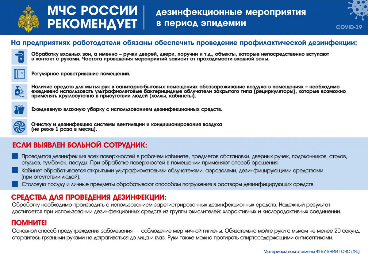 Рекомендации МЧС России по коронавирусной инфекции – COVID-2019. Фото 8
