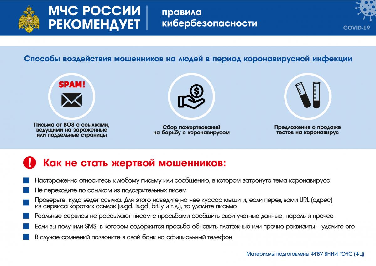 МЧС России информирует о COVID-19 Фото 2