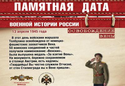 День в истории ВОВ: 13 апреля 1945 г.