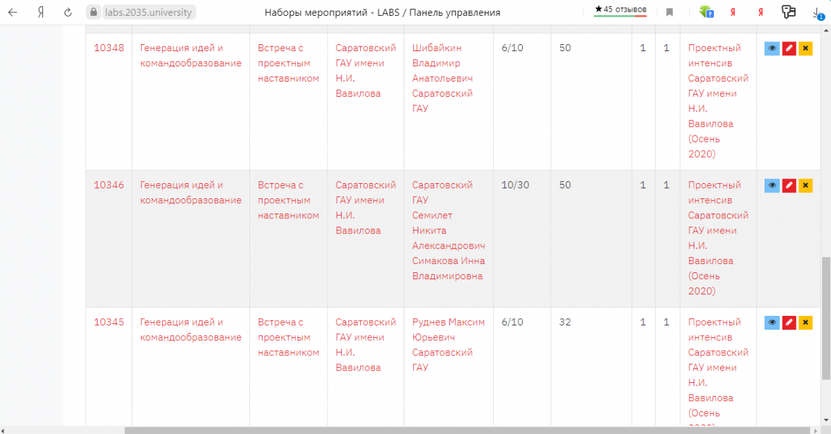 Запуск осеннего интенсива Университета 20.35 Фото 4