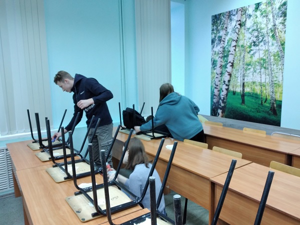 Субботник на кафедре  «Ботаника, химия и экология» Фото 12