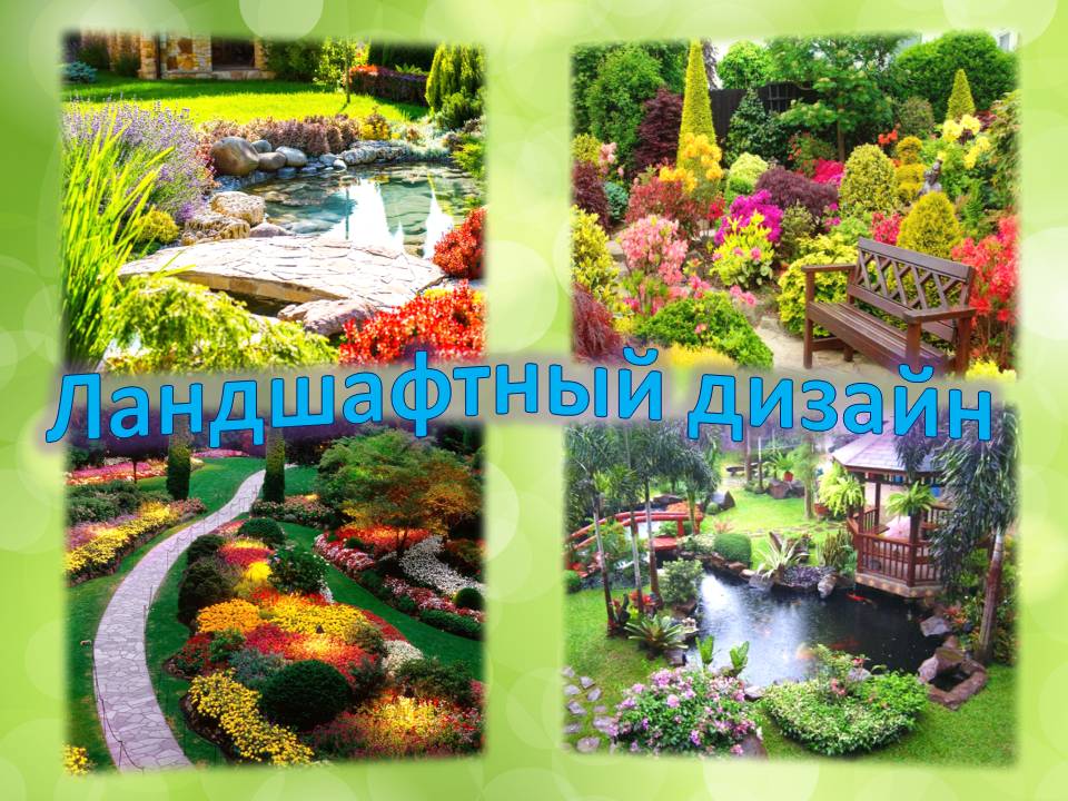 Ландшафтный дизайн»