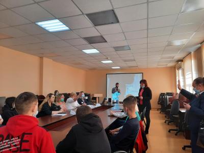 Встреча обучающихся колледжа с представителями подразделения по содействию занятости Октябрьского района г.Саратова