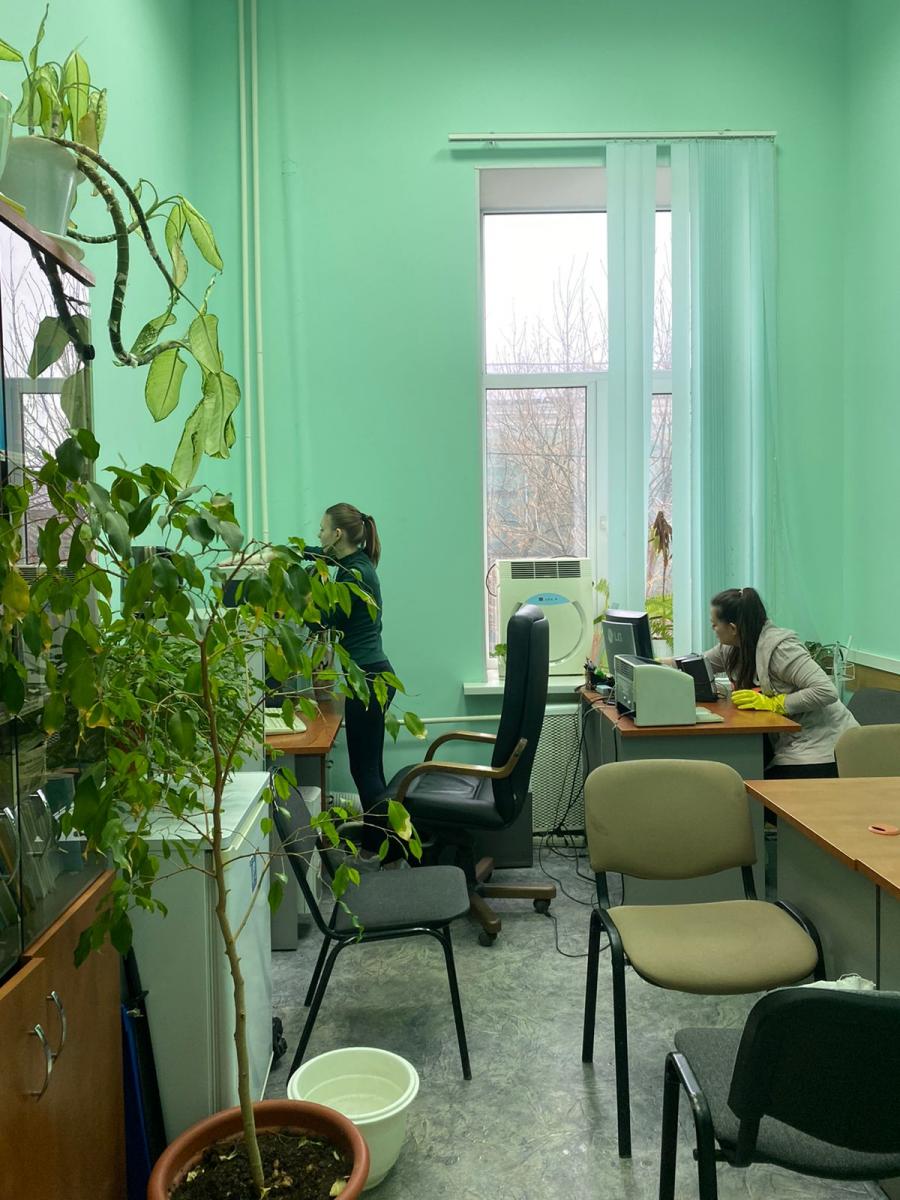 Субботник на кафедре Бухгалтерского учета, статистики и информационных технологий Фото 3 Субботник на кафедре Бухгалтерского учета, статистики и информационных технологий Фото 3
