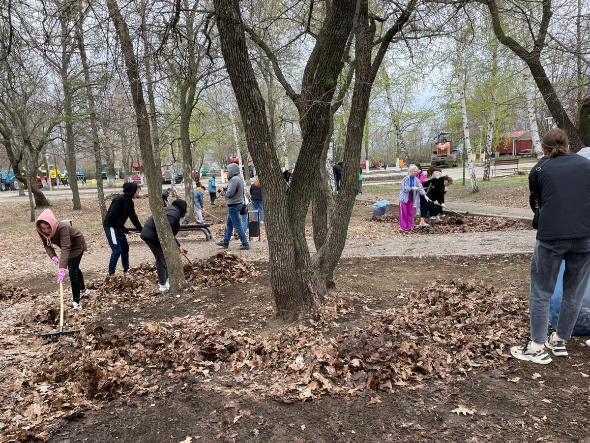 Субботник в Парке Победы Фото 3