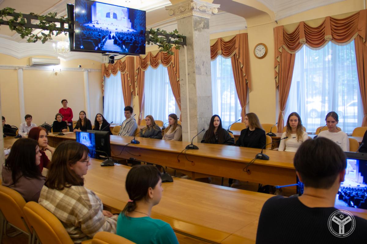 В вузе прошла лекция акции «Поделись своим Знанием» Фото 3