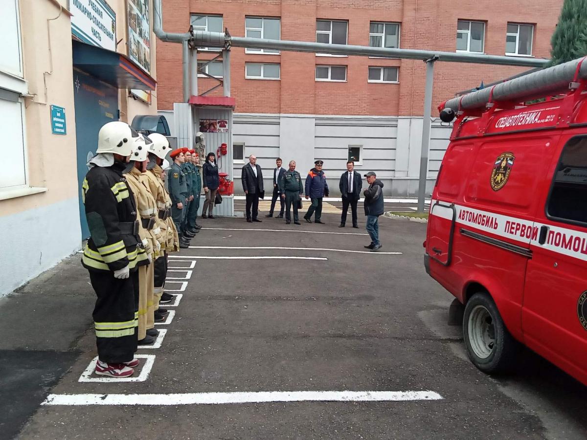 Вуз посетила делегация ГУ МЧС России по Саратовской области