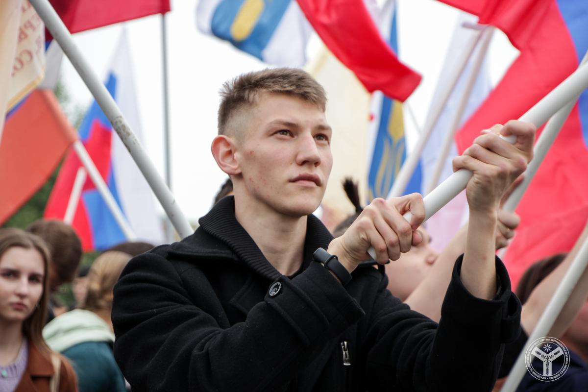 Вавиловцы приняли участие в патриотическом митинге Фото 10