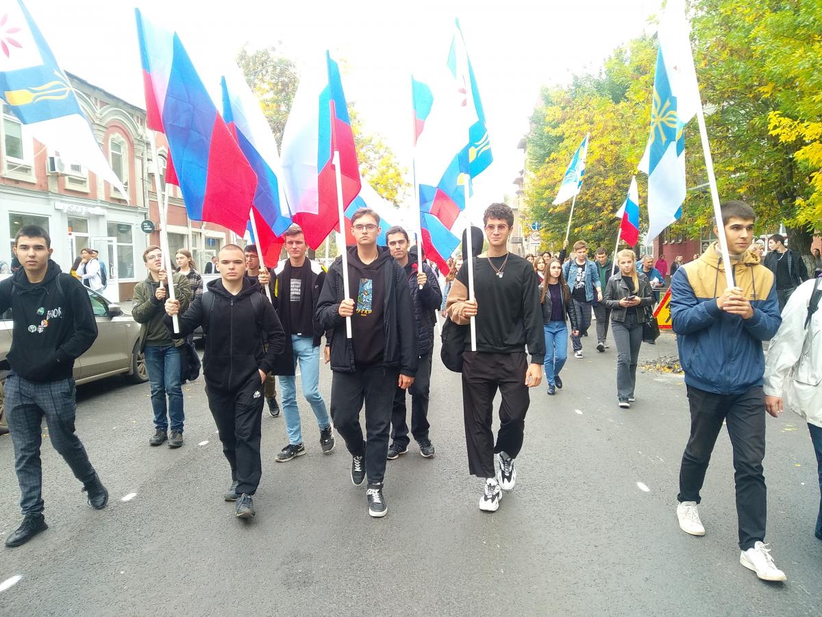 Вавиловцы приняли участие в патриотическом митинге Фото 13