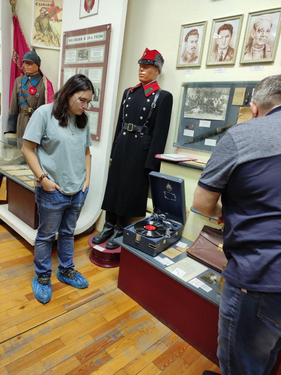 Посещение Музея истории саратовской полиции Фото 3