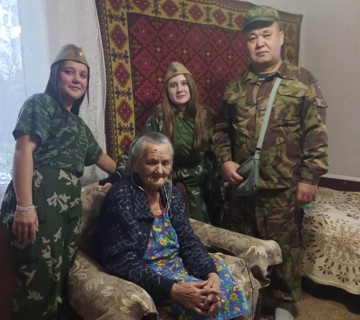 В гостях у жены участника и ветерана Великой Отечественной Войны