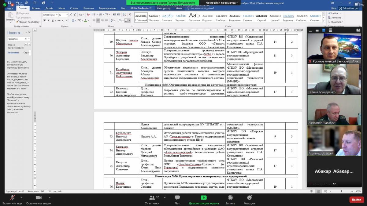 Всероссийский смотр-конкурс выпускных квалификационных работ по специальности 23.05.01 Наземные транспортно-технологические средства Фото 5