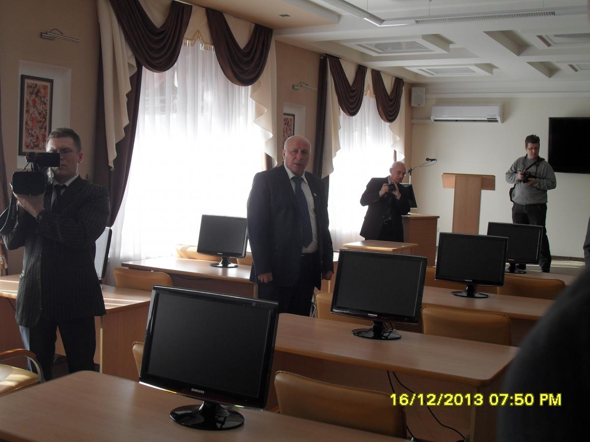 21 февраля 2014 года состоялось открытие аудитории имени А.В. Дружкина в учебном комплексе №2 СГАУ им. Н.И. Вавилова Фото 2