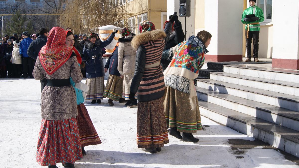 Завершение Студенческого Форума "Широкая Масленица" праздничным представлением Фото 7