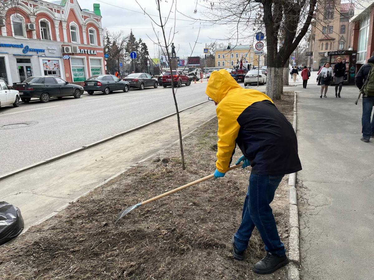 Субботник факультета экономики и менеджмента Фото 5