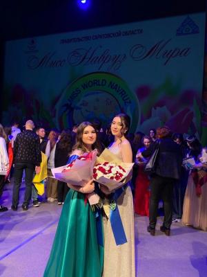 Студентка вуза победила в 2-х номинациях «Мисс Навруз Мира»