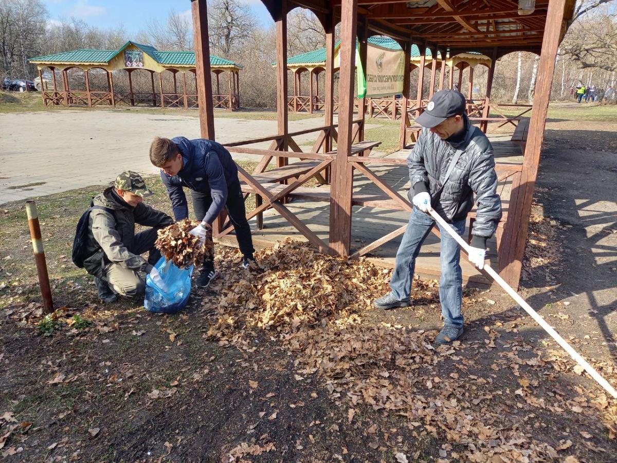 Студенты вуза помогли благоустроить парк «Кумысная поляна» Фото 6
