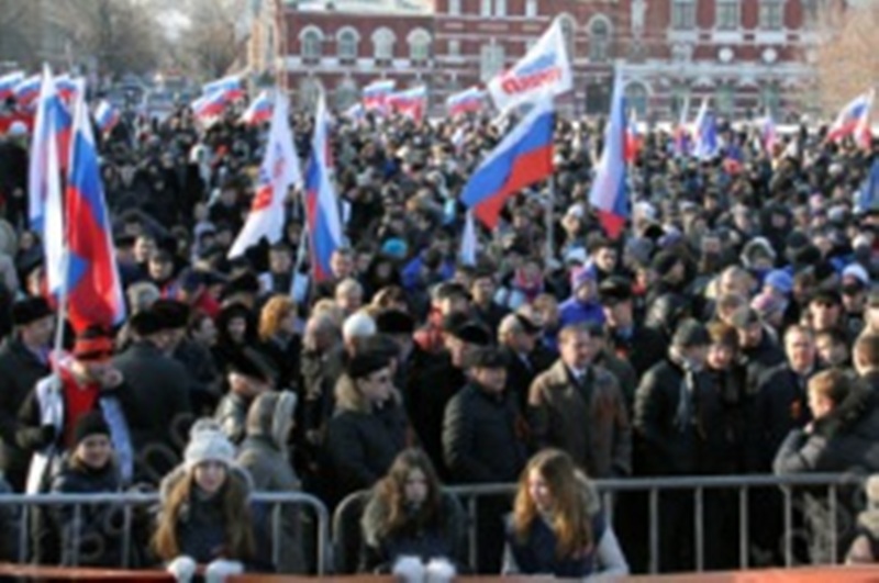 Преподаватели кафедры финансов и кредита приняли участие в митинге Фото 1