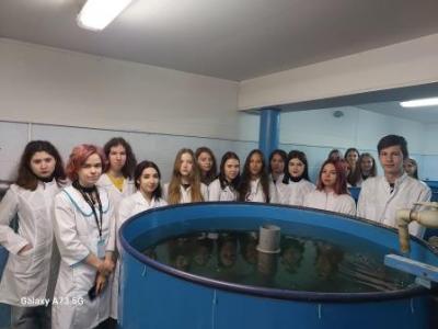 Посещение научно-исследовательской лаборатории  «Прогрессивные биотехнологии в аквакультуре»