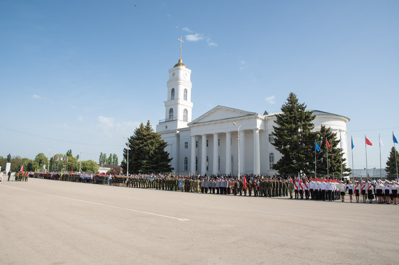 смотр-конкурс строя и песни «Шаги Победы» Фото 4