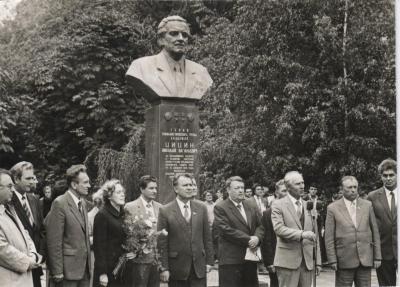 Открытие памятн Цицыну в Саратове 1985 г