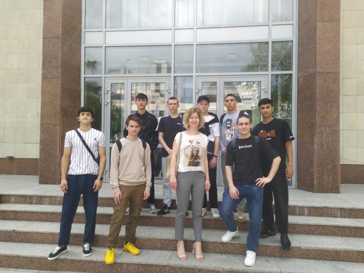 Посещение передвижной выставки 